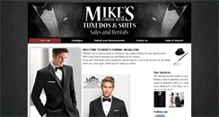 Desktop Screenshot of mikesformalwear.com